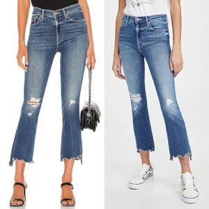 MOTHER The Insider Crop Step Chew Jeans, Dancing on Coals 25